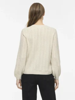 Vila Damen Strickpullover - VILiga in sand