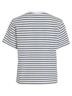 Vila Damen T-Shirt - VINora in weiß schwarz