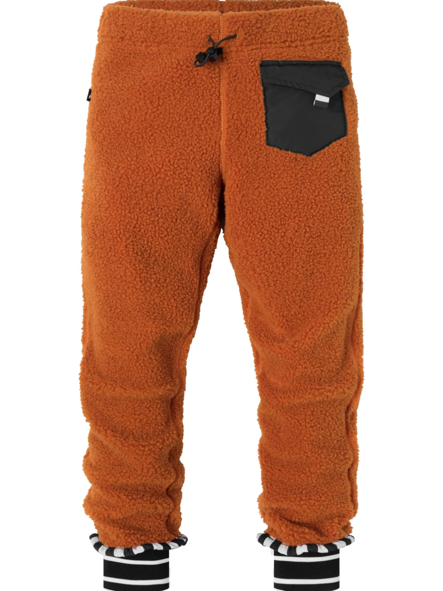 WeeDo Kinder Unisex Teddy-Fleecehose in braun