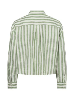 Weekend Max Mara Damen Hemdbluse aus Leinen - Nolana in erbse ecru