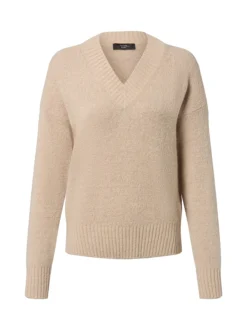 Weekend Max Mara Damen Strickpullover mit Alpaka-Anteil - Visita in sand