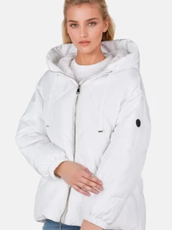White Label Damen Pufferjacke in weiß - Ärmel: langarm