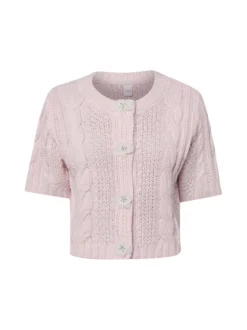 Y.A.S Damen Strickjacke - YASPalila in rosa