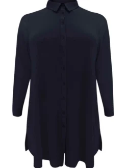 YOEK Damen Bluse in blau