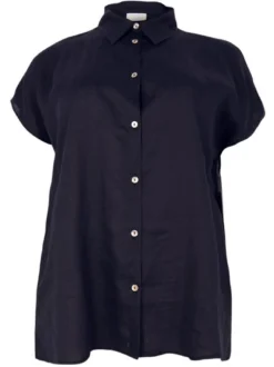 YOEK Damen Bluse in blau