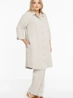 YOEK Damen Bluse in braun
