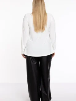 YOEK Damen Bluse in ecru