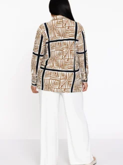 YOEK Damen Bluse in ecru