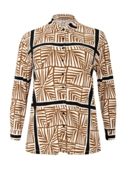 YOEK Damen Bluse in ecru