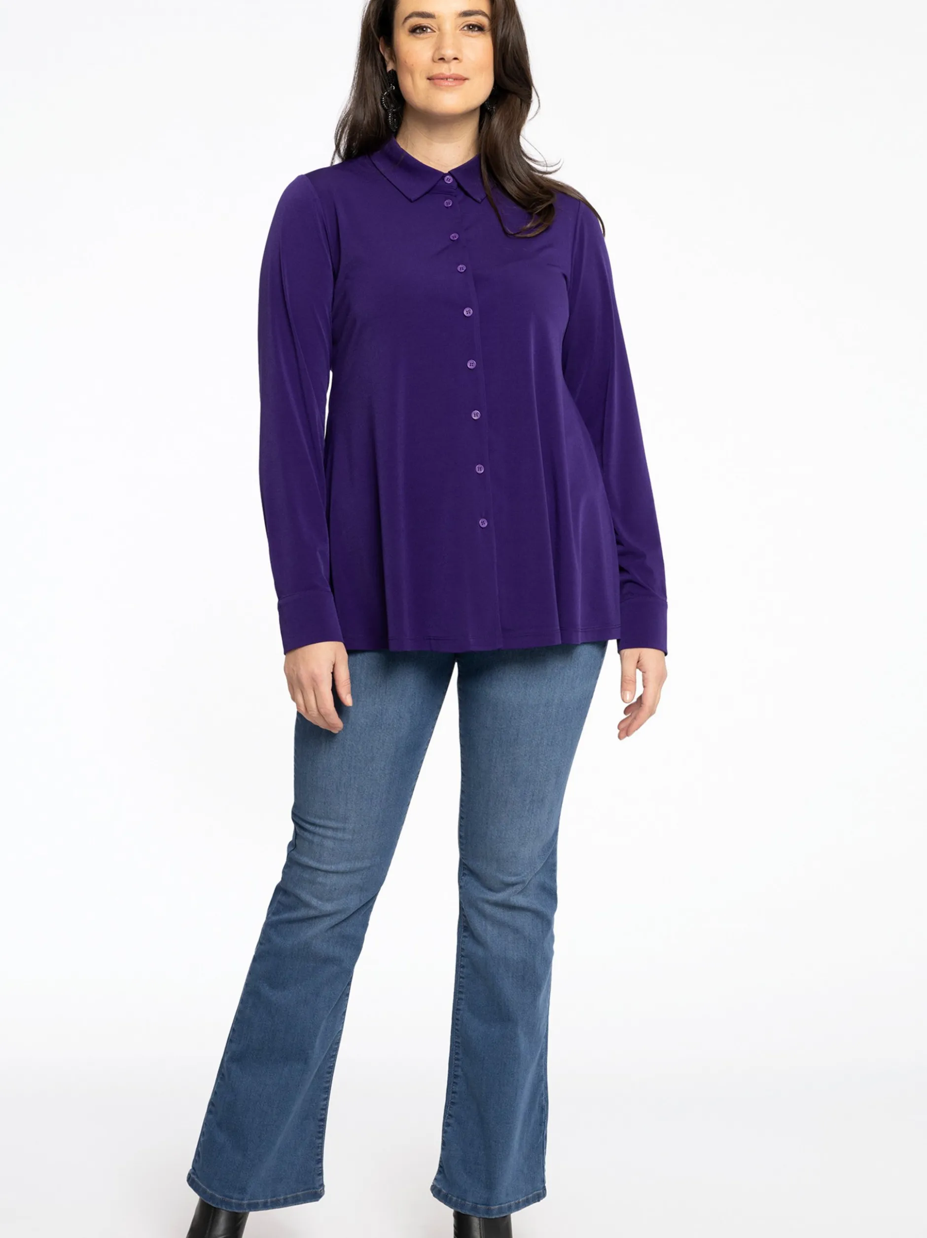 YOEK Damen Bluse in lila
