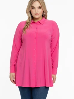 YOEK Damen Bluse in rosa