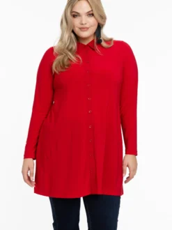 YOEK Damen Bluse in rot