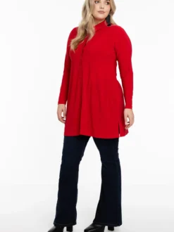 YOEK Damen Bluse in rot