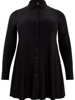 YOEK Damen Bluse in schwarz