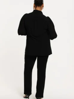 YOEK Damen Bluse in schwarz