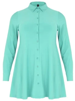 YOEK Damen Bluse in türkis