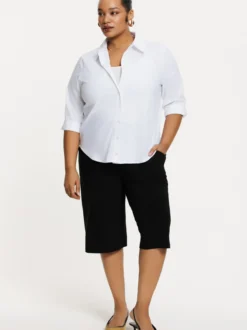 YOEK Damen Bluse in weiß