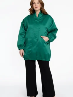 YOEK Damen Bomberjacke in grün