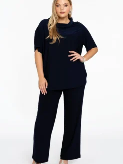 YOEK Damen Hose in marine
