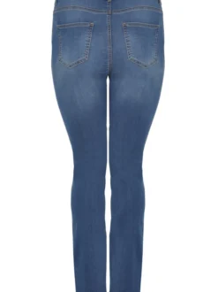YOEK Damen Jeans in medium stone