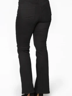 YOEK Damen Jeans in schwarz