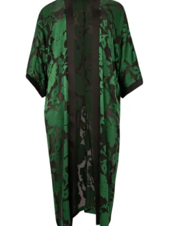 YOEK Damen Kimono in grün