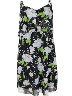 YOEK Damen Kleid in blau
