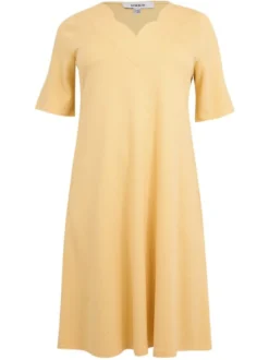 YOEK Damen Kleid in gelb