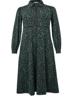 YOEK Damen Kleid in grün