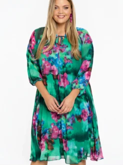 YOEK Damen Kleid in grün