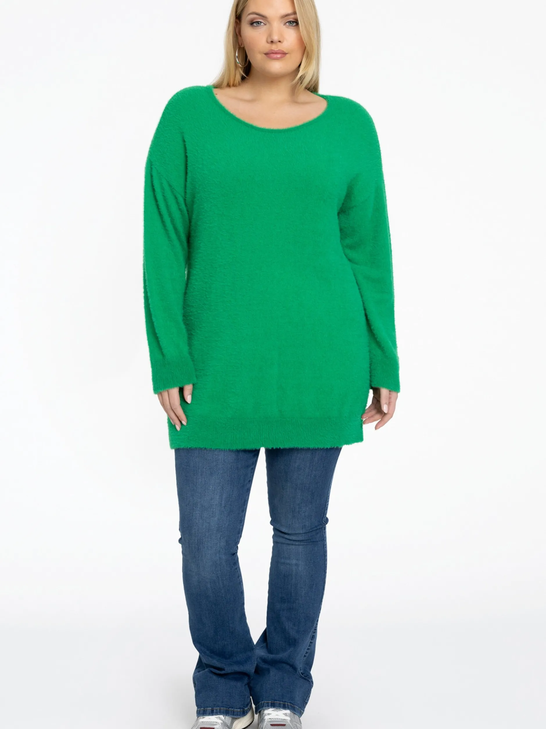 YOEK Damen Pullover in grün