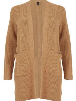 YOEK Damen Strickjacke in braun