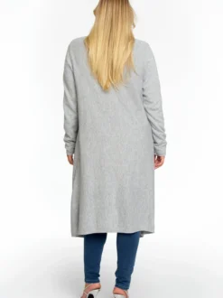 YOEK Damen Strickjacke in grau