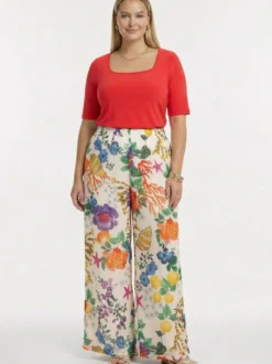 YOEK Damen Top in rot