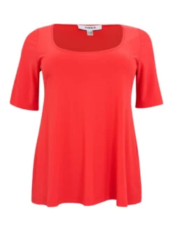 YOEK Damen Top in rot
