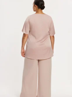 YOEK Damen T-shirt in altrosa