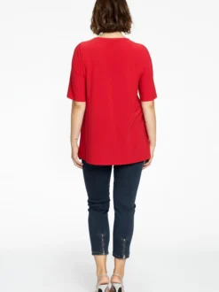 YOEK Damen T-Shirt in rot