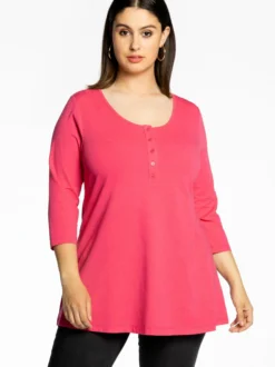 YOEK Damen Tunika in rosa