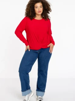 YOEK Damen Tunika in rot
