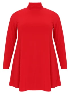 YOEK Damen Tunika in rot