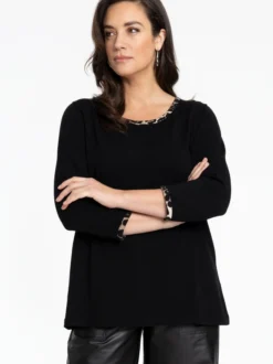 YOEK Damen Tunika in schwarz