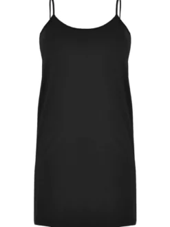 YOEK Damen Unterkleid in schwarz