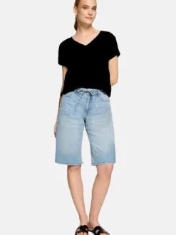 zero Damen Blusenshirt in schwarz