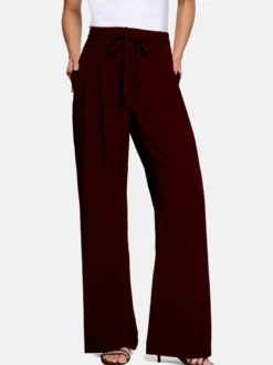 zero Damen Hose in aubergine