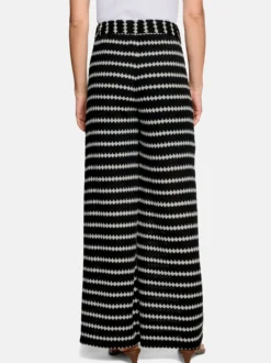 zero Damen Schlupfhose in schwarz weiß