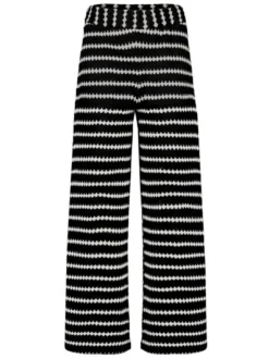 zero Damen Schlupfhose in schwarz weiß