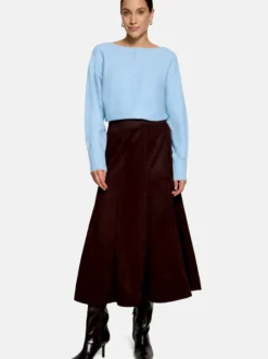 zero Damen Strickpullover in blau
