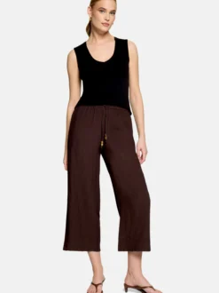 zero Damen Top in schwarz