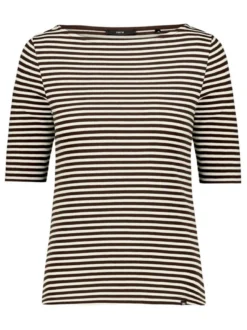 zero Damen T-Shirt in mocca