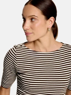 zero Damen T-Shirt in mocca